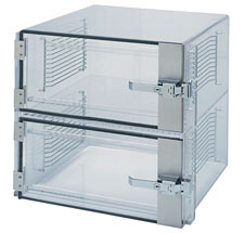 Desiccator, Static Dissipative PVC, Two DoorMicron-Aire